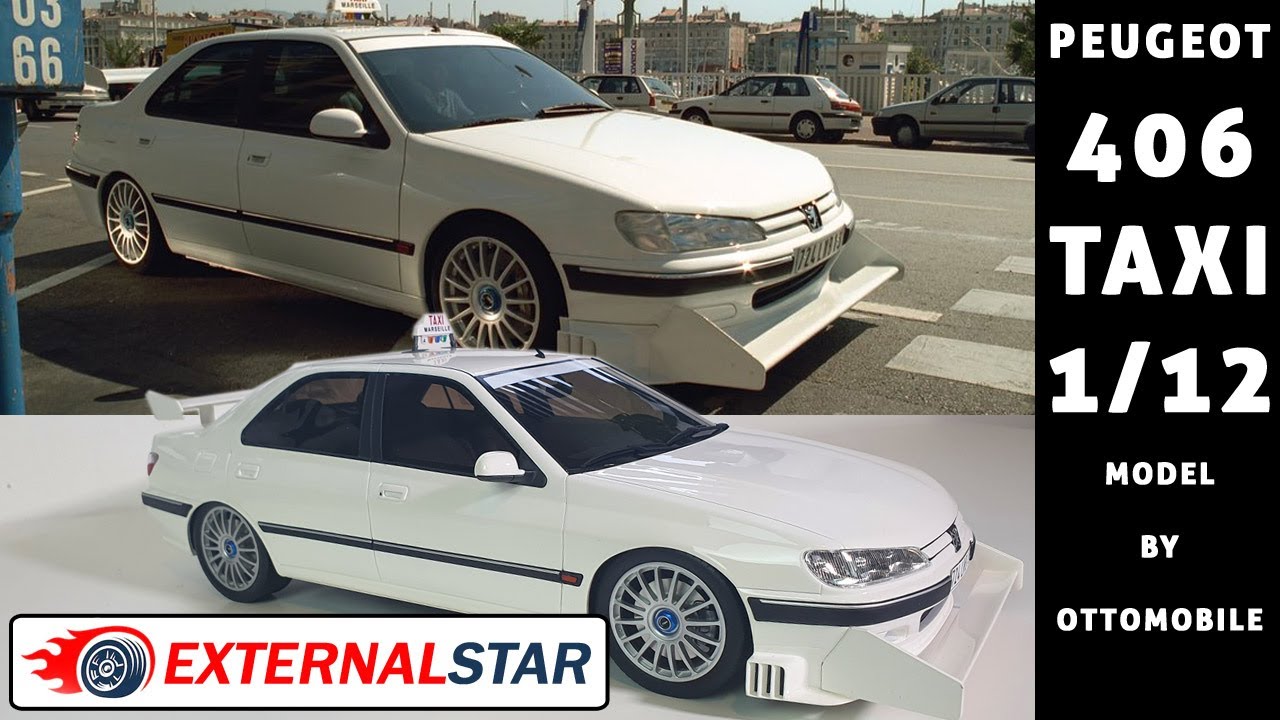 Peugeot 406 TAXI Ottomobile 1/12 resin model review for French movie lovers