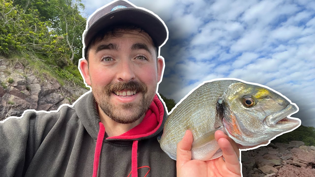 Gilthead Bream Fishing From The Shore | West Wales Pembrokeshire | Target Achieved