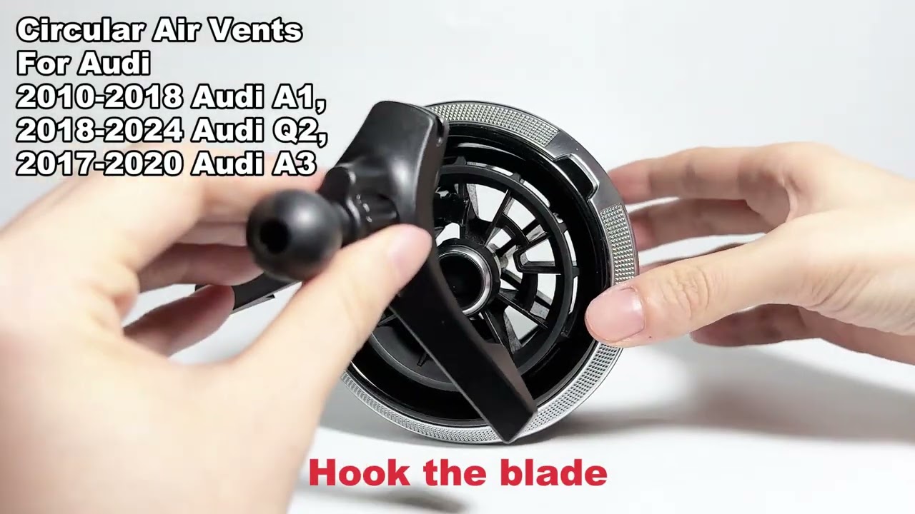 How to install the YOSH car mount with the triangle support hook on your Audi?