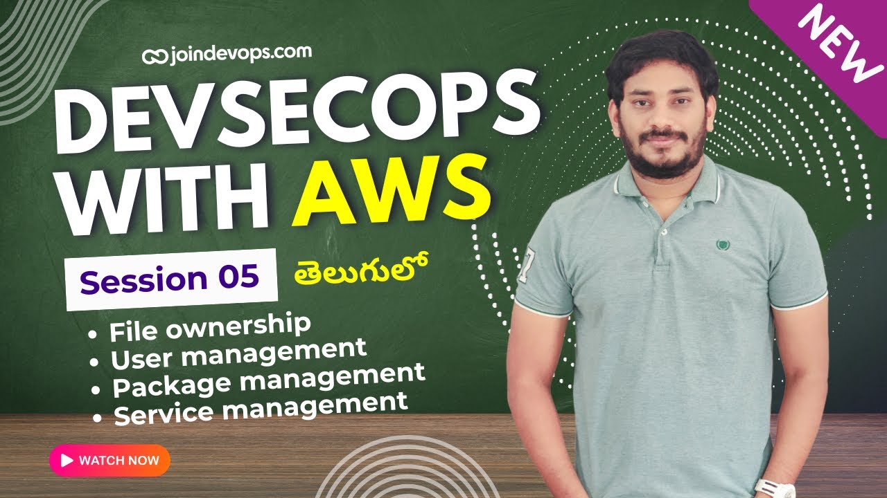 🔥 Session 05 - DevSecOps with AWS - Batch 86S | 2025 | Sivakumar Reddy M | JoinDevOps