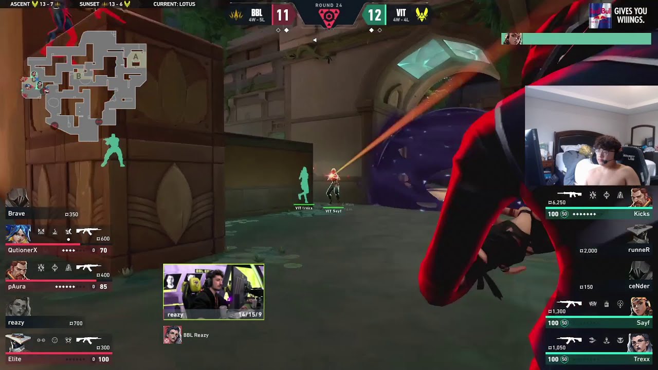 Shanks reacts to VIT Sayf's INSANE ACE to win the match against BBL