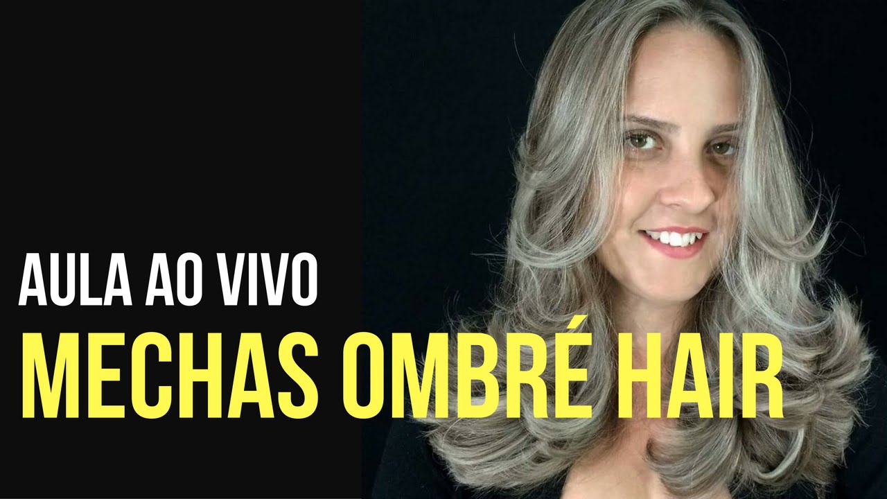 Aula ao Vivo -  Mechas Ombre Hair e Montadas - Colorimetria na Prática