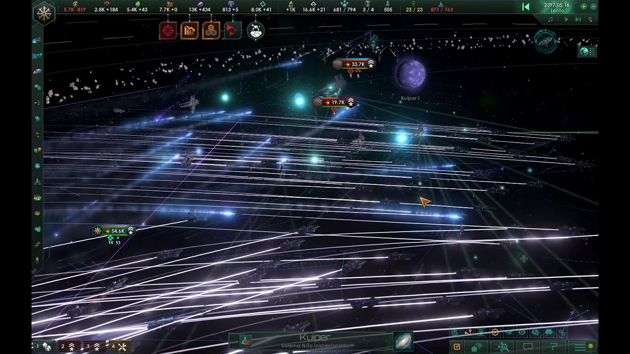 Stellaris - Attacking the Gray Tempest Home System