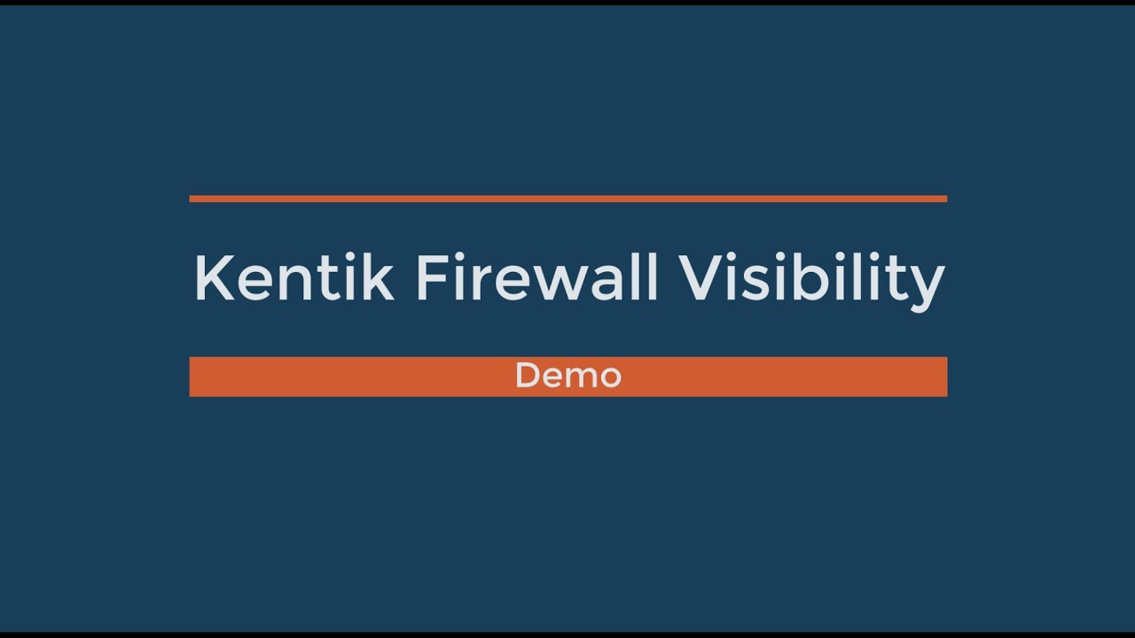 Kentik Demo Video: ASA Firewall Visibility