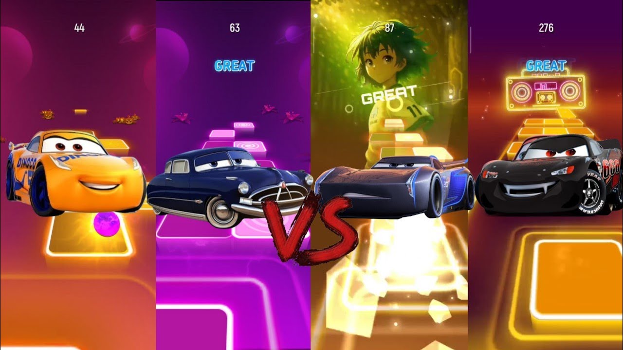 🔥 McQueen Rhythm Jump In Tiles Hop World