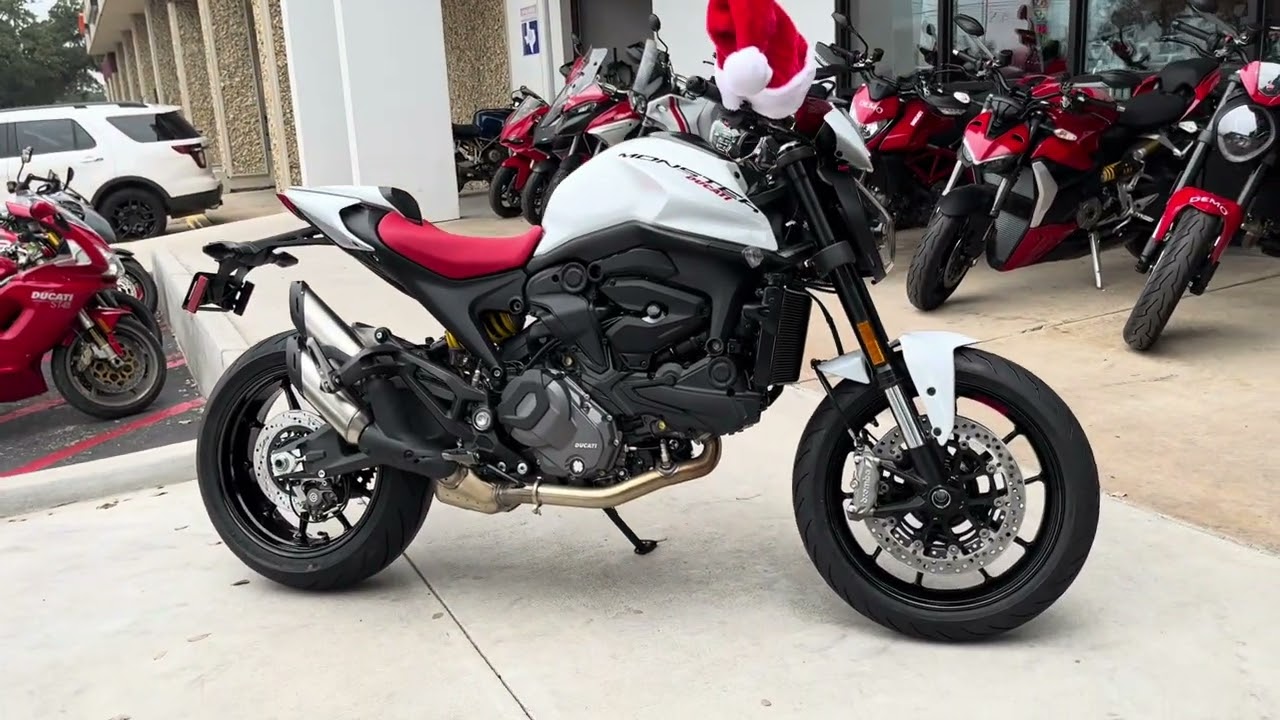 Ducati Monster 2024! First Iceberg White Monster In Austin Texas!
