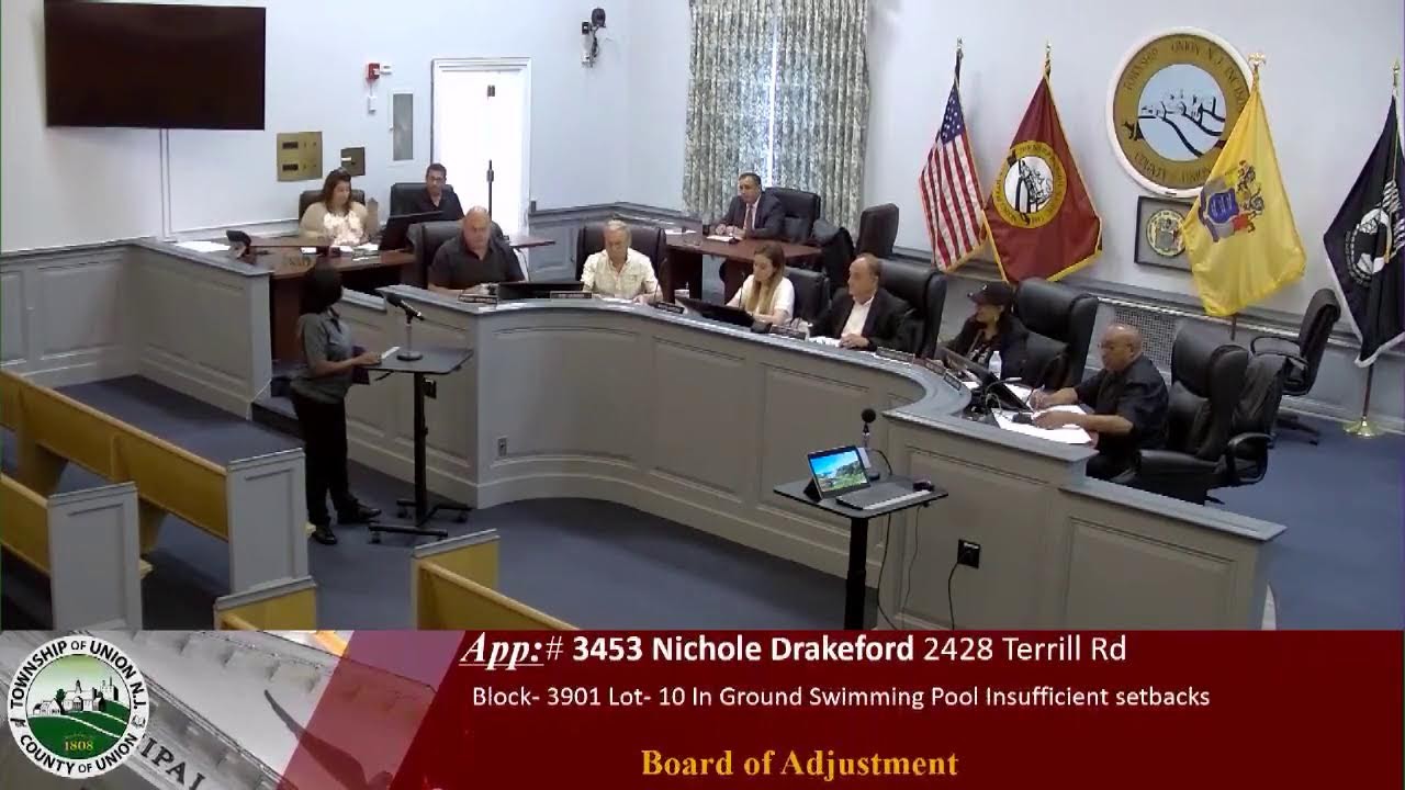 Township of Union Board of Adjustment Meeting Live