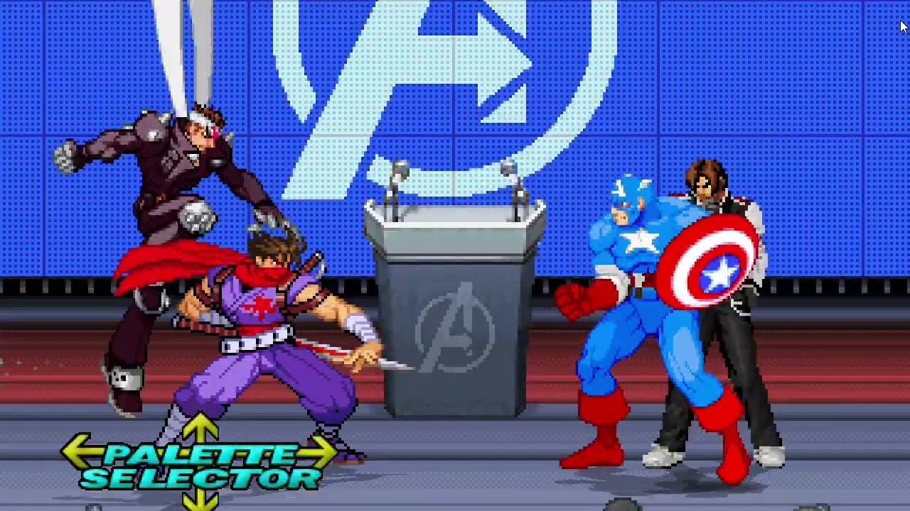 Ikemen GO - Arcade Tag Mode with Jin Saotome and Strider Hiryu