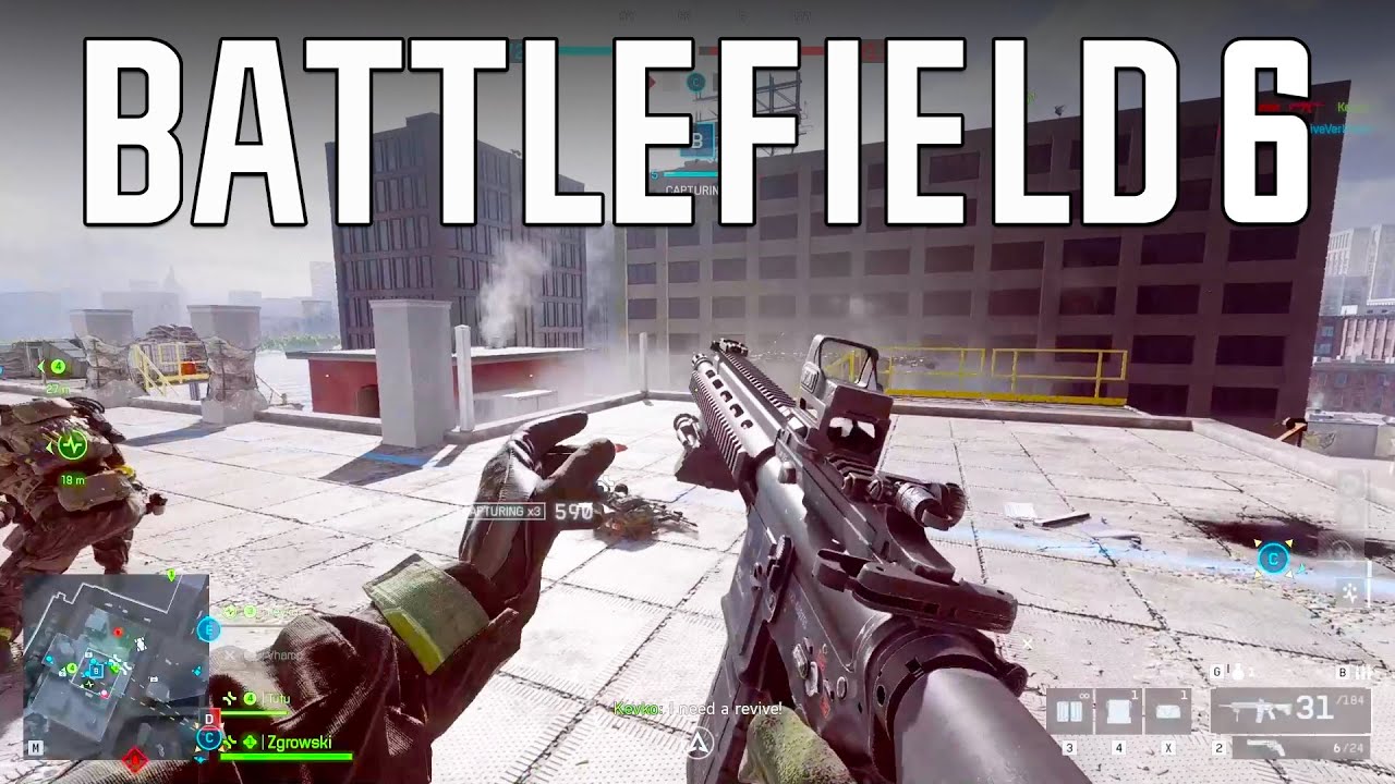 Battlefield 6 Conquest Manhattan Bridge No Commentary Gameplay