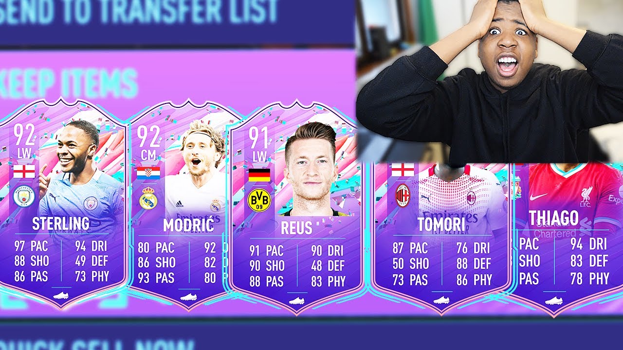 INSANE FUT BIRTHDAY PACK OPENING - FIFA 21