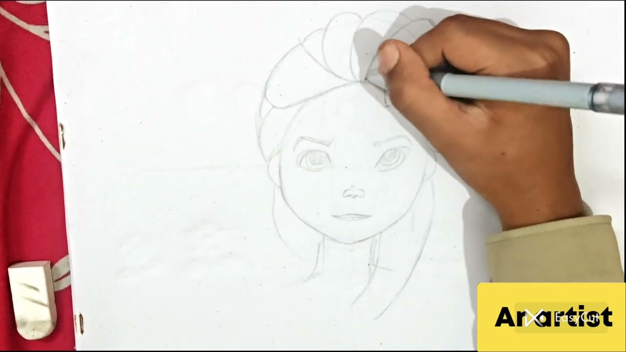 Girl Face Sketch Kaise Banaye | Easy Pencil Drawing Step by Step