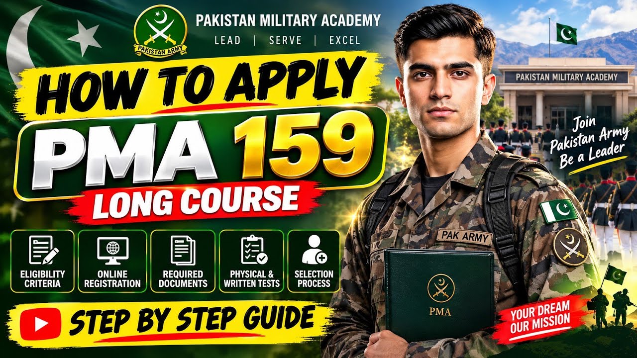 PMA 159 Long Course Online Registration :: How to Apply for PMA 159 Long Course Online 2026