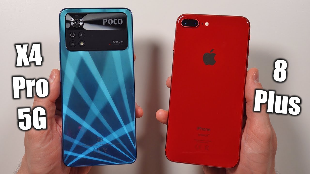 Poco X4 Pro 5G vs iPhone 8 Plus 🔥 Speed Test