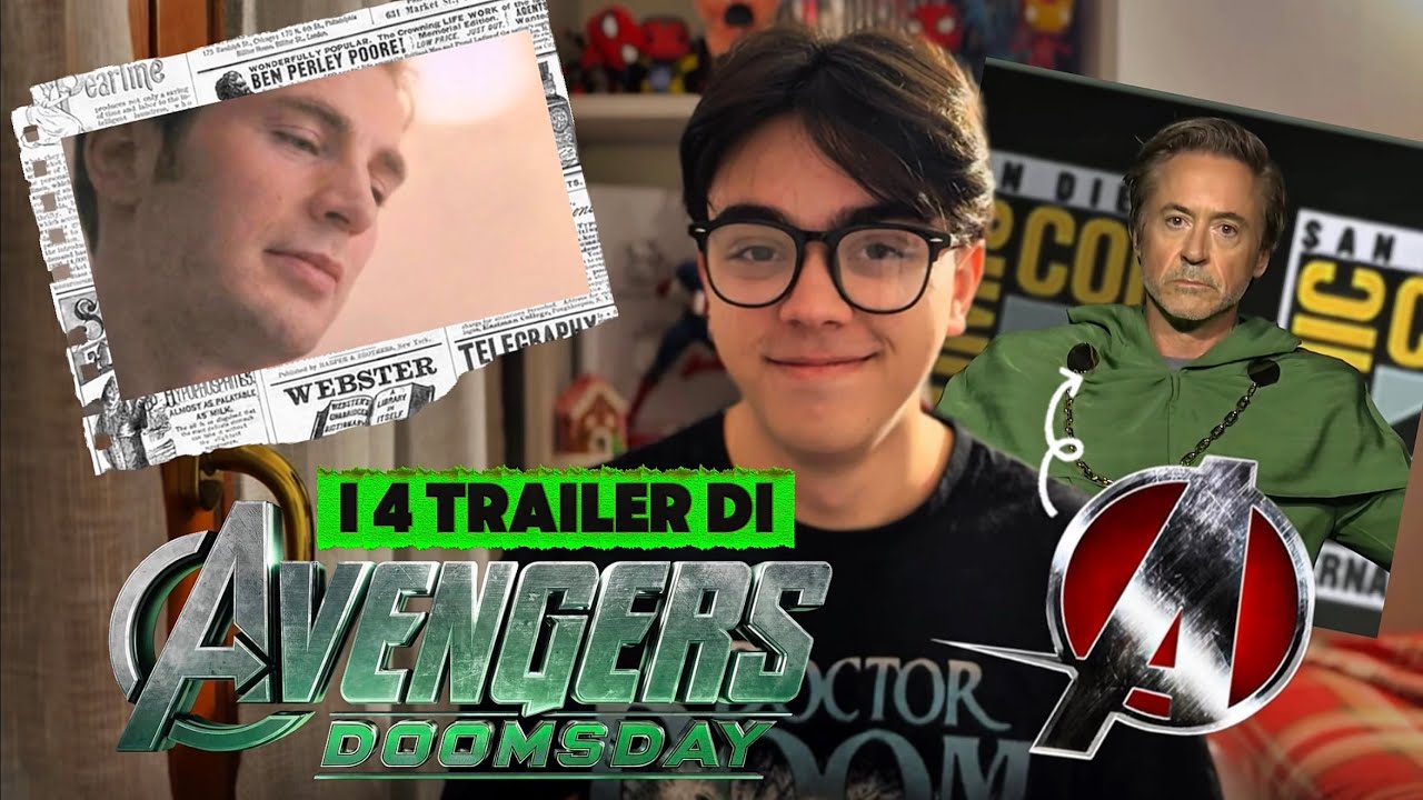 COSA ACCADRA' in AVENGERS: DOOMSDAY? ANALISI e PARERI del primo TRAILER e COSA accadrà nei PROSSIMI