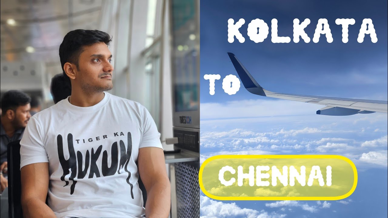 Kolkata to Chennai Flight Journey | Full Travel Vlog & Landing Experience