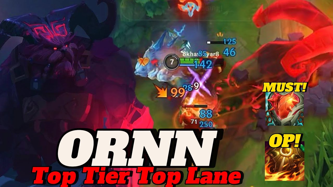 Wild Rift Ornn Master Gameplay, 1 Vs 9, Build And Runes.
