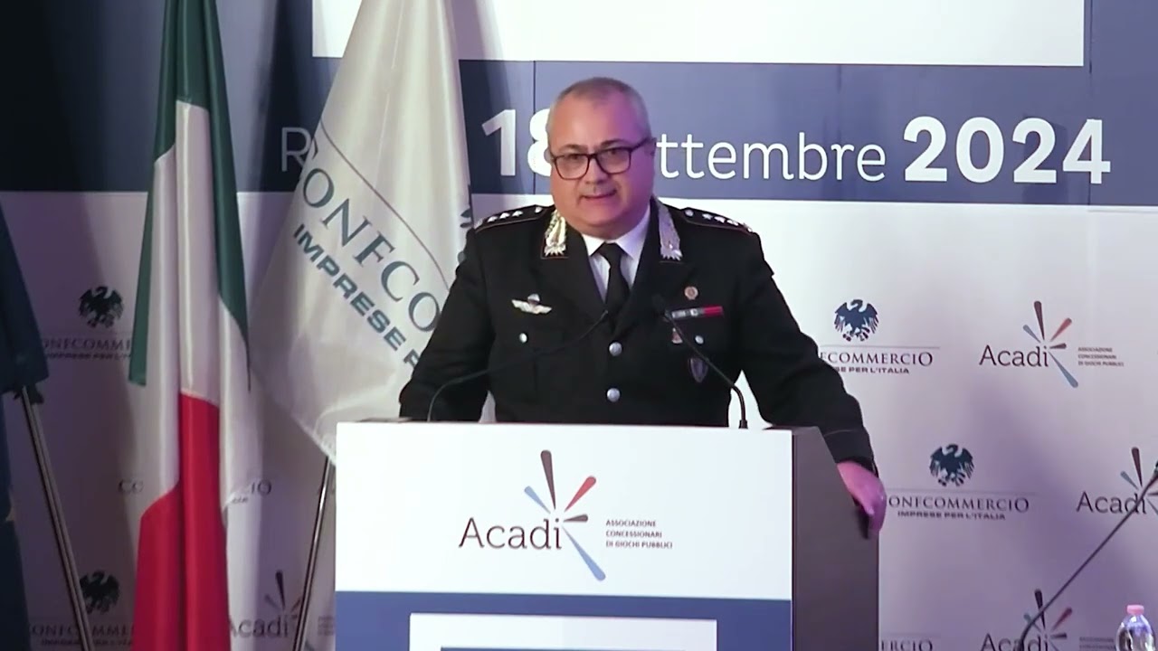 Intervento Colonnello Antonio Montanaro Arma dei Carabinieri