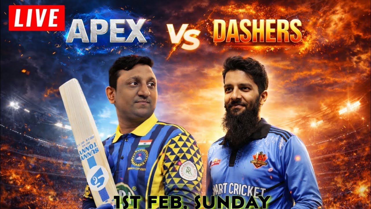 APEX VS DASHERS | FULL MATCH | CLEAR AND NO LAG VIDEO | 1ST FEB 2026