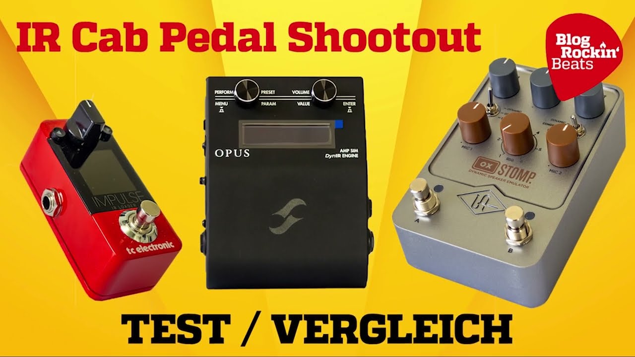 IR Cab Pedal Shootout: tc electronic vs. Two Notes vs. Universal Audio (no talk)