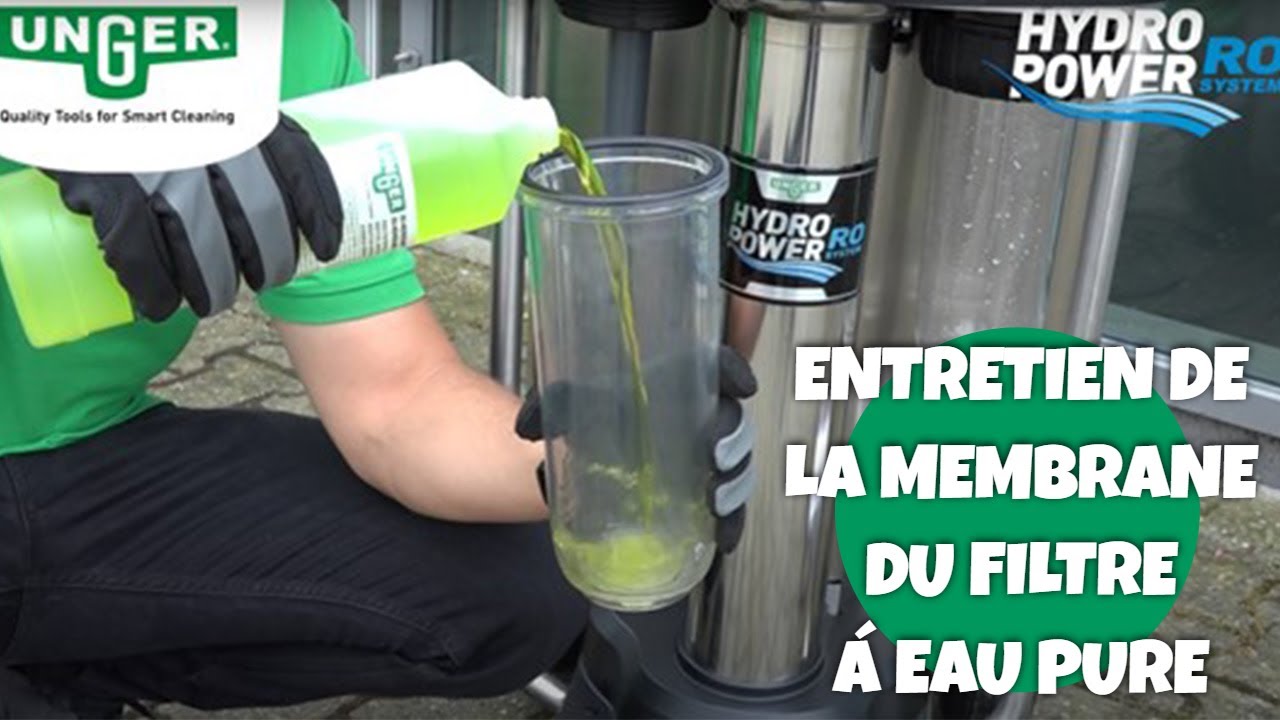 HydroPower RO S: Entretien de la membrane du filtre à eau pure