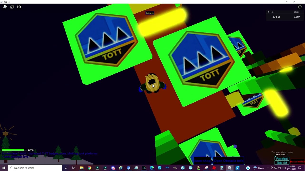 All Blue Torch Levels in Ultimate Obby 2.0 (Playing as Hike1563)