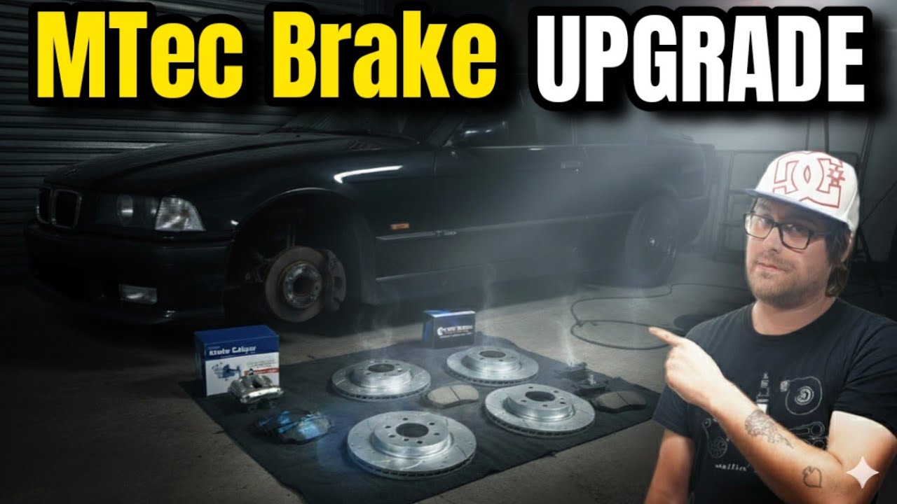 BMW E36 Gets A Brake Overhaul MTEC| Drilled & Grooved Performance Discs