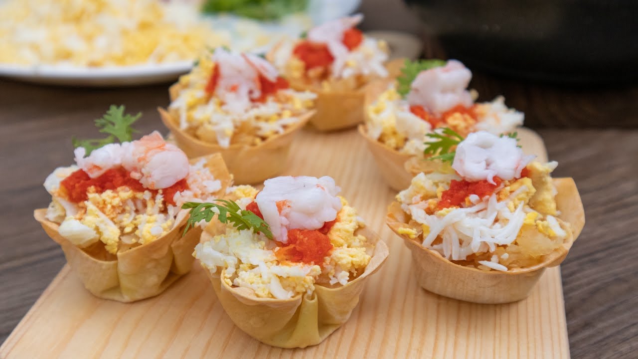 Modified Nyonya Kuih Pie Tee | 简易版娘惹小金杯 | Chinese New Year Dish | 新年菜