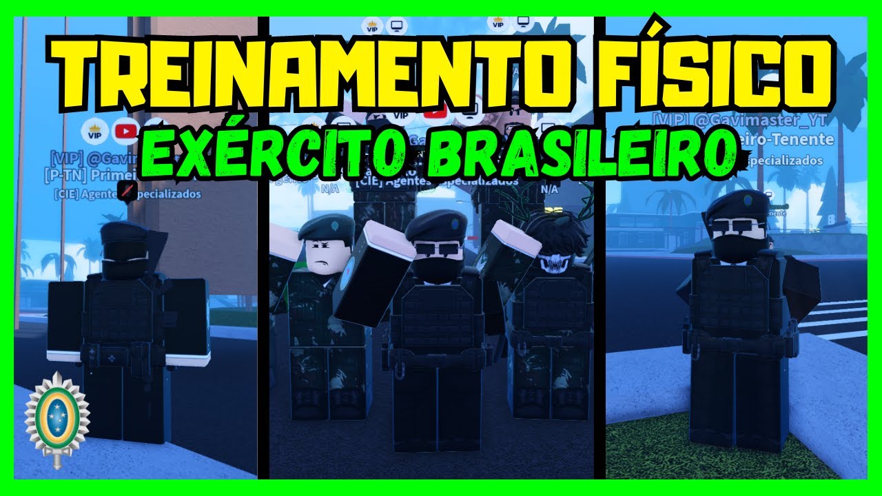 Roblox | REALIZANDO MAIS UM TREINAMENTO FÍSICO! #4 (E.B do TEVEZ)