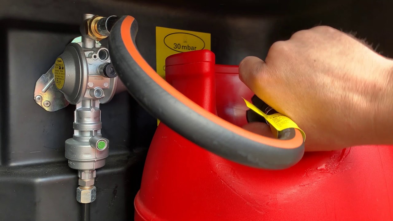 Gas bottle locker instructions