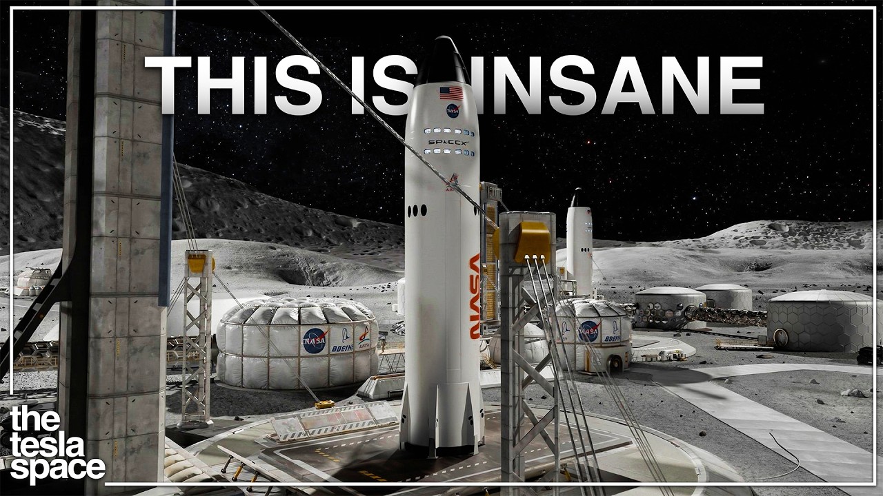 Elon Musk Reveals SpaceX Moon Base Alpha
