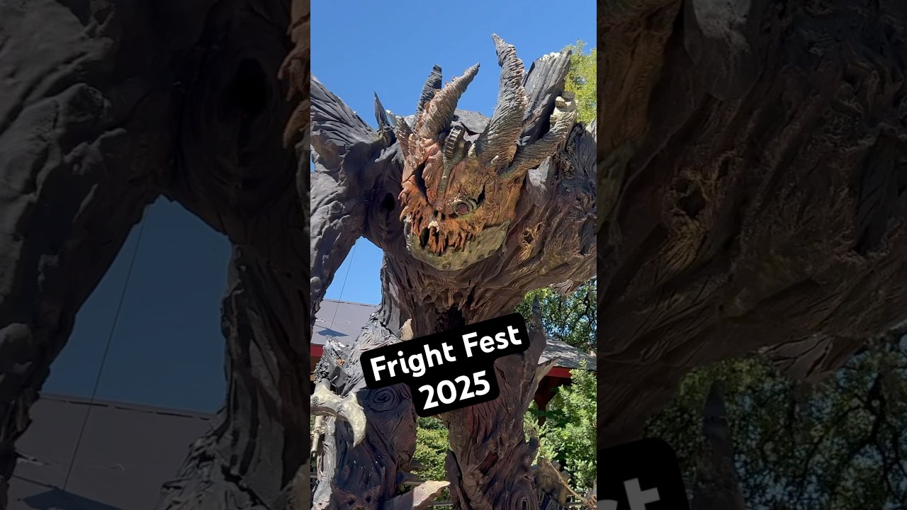 Six Flags Fright Fest Transformation Has Begun! Vlog tomorrow. 