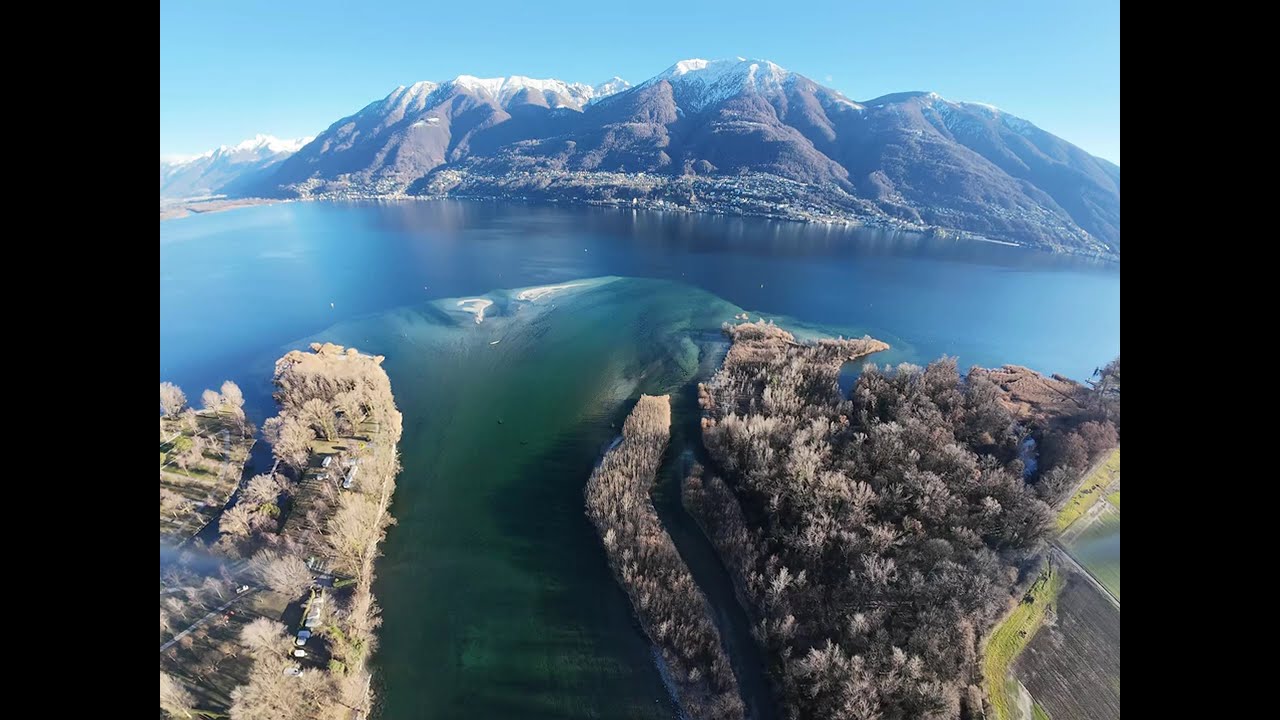 Maggia  zum Delta richtung Ascona