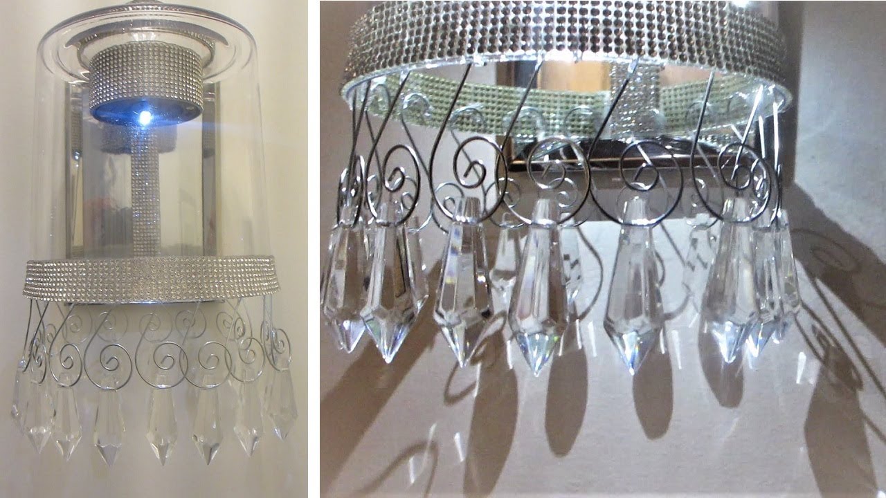 DIY Crystal Chandelier | Glam Home Decor Ideas | Dollar Tree DIY Ideas