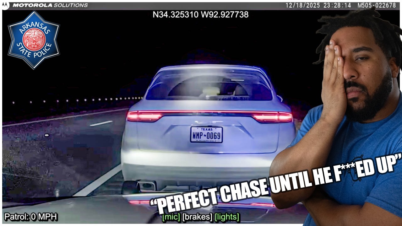 PERFECT CHASE | Porsche Cayenne does 170mph, GHOSTS Arkansas State Police, but F***S UP BAD!