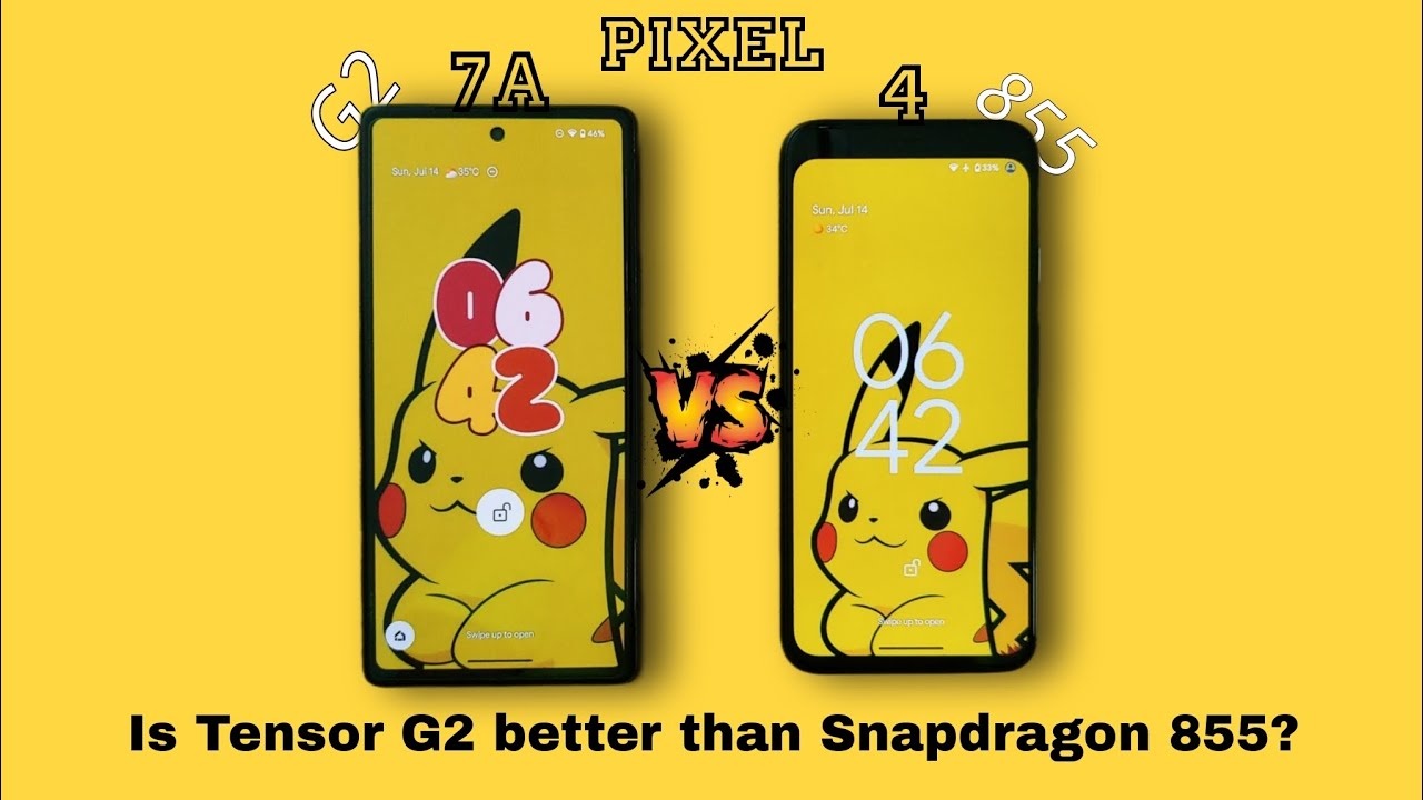 Google Pixel 7a vs Google Pixel 4 - Tensor G2 vs Snapdragon 855 - Which one is better