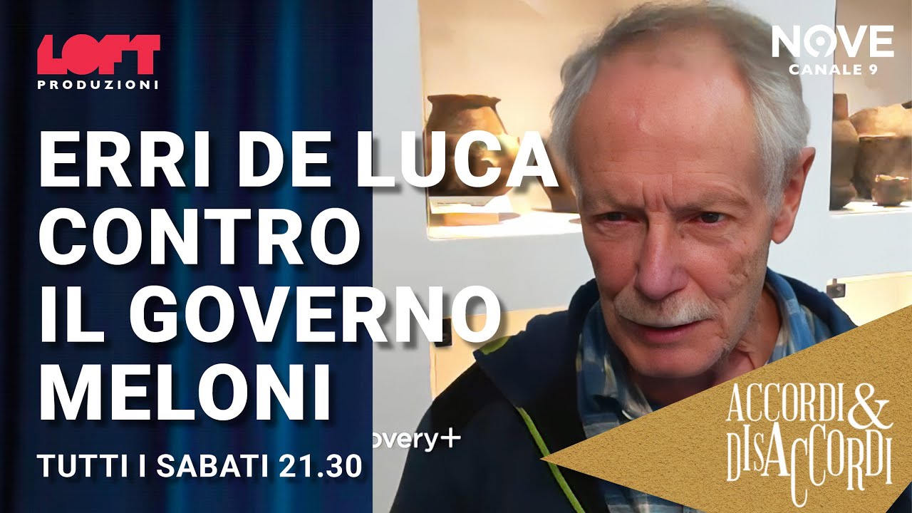 Erri De Luca contro il Governo Meloni