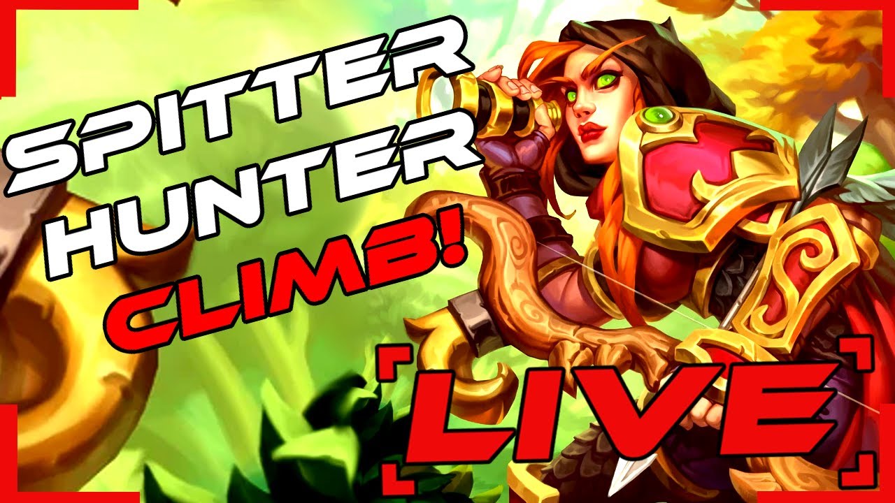Pushing Ranks With Shockspitter Hunter In Legend! - March of the Lich King - Hearthstone