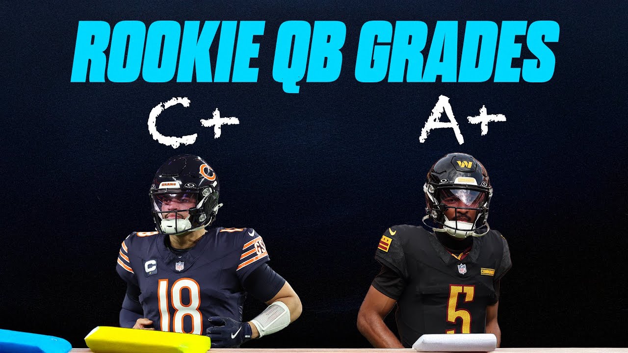 NFL Rookie QB Grades: High ceiling for Caleb Williams, BIG expectations for Jayden Daniels & MORE