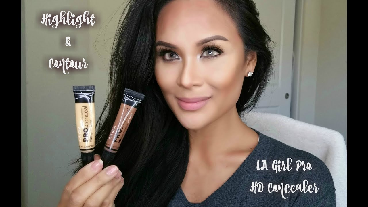 Highlight & Contour w/LA Girl Pro HD Concealer! Also check my updated video!