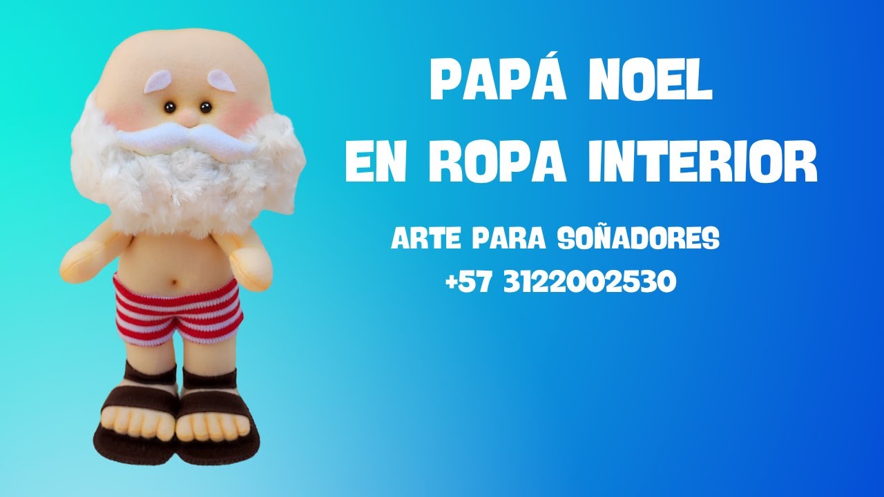 TENDEDERO NAVIDEÑO DE PAPA NOEL #navidad #pañolency #papanoel #tendedero Arte para soñadores