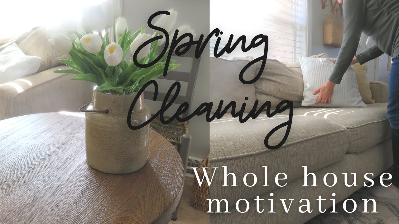 Spring cleaning inspiration as a homemaker | Areas to clean in your whole house! |