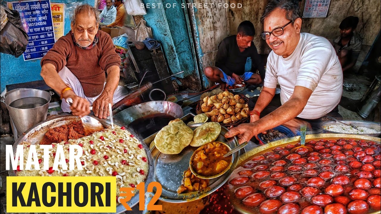 Jain Brothers Ke Matar Wale Kachori | Kachori Sabji ₹64 | Indian Street Food