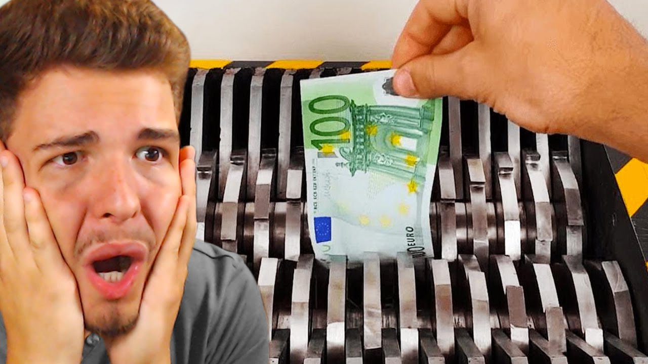 die TEUERSTEN SACHEN werden im SCHREDDER zerstört !