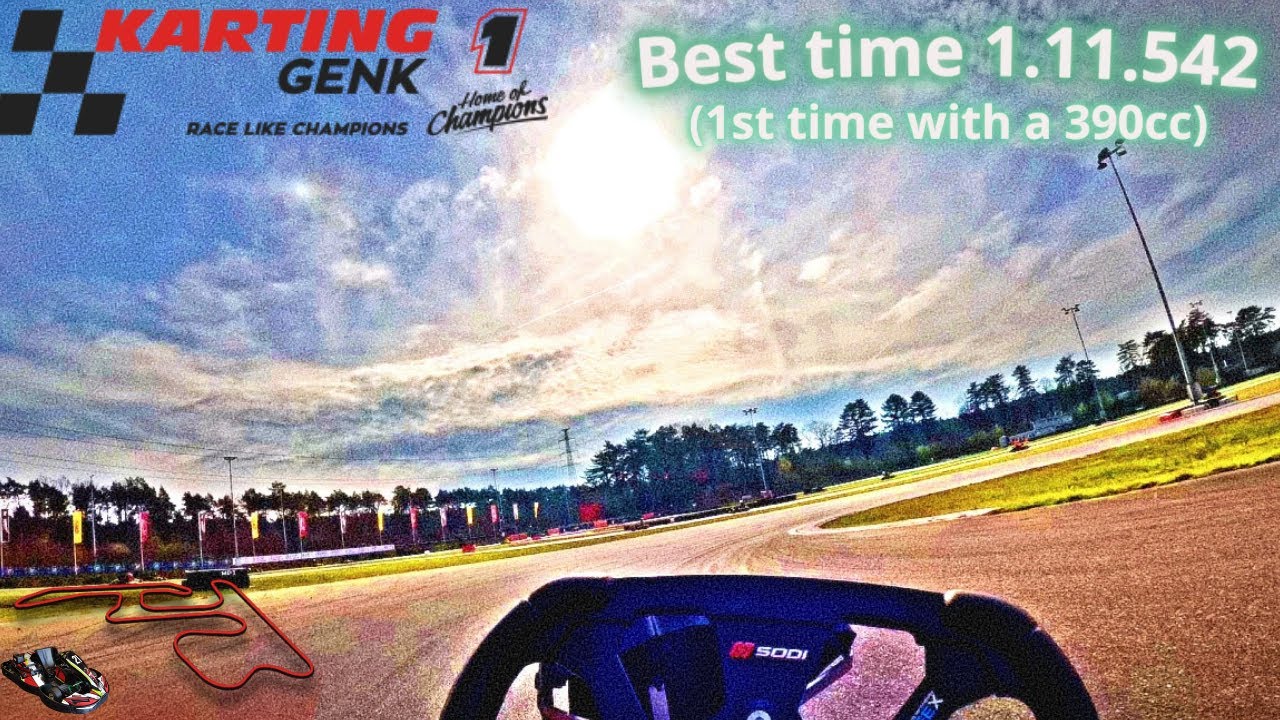 Karting genk PRO CIRCUIT (1st time 390cc) *1.11.542*