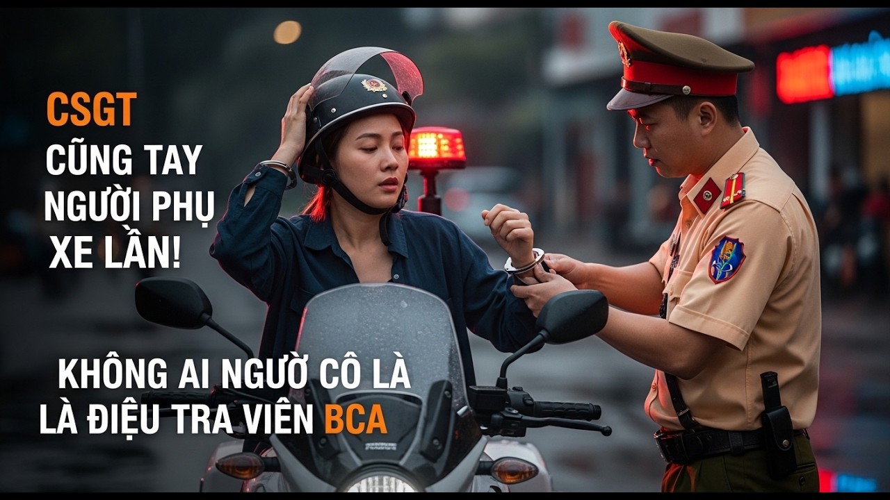 Vụ CSGT Bắt Sai Người: Người Phụ Nữ Bình Thường Hóa Ra Là Điều Tra Viên BCA