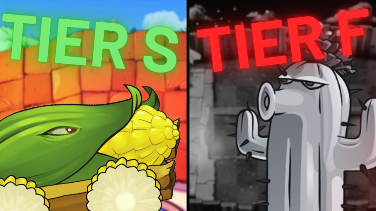 Rankeando da PIOR para a MELHOR planta do Plants Vs Zombies 1