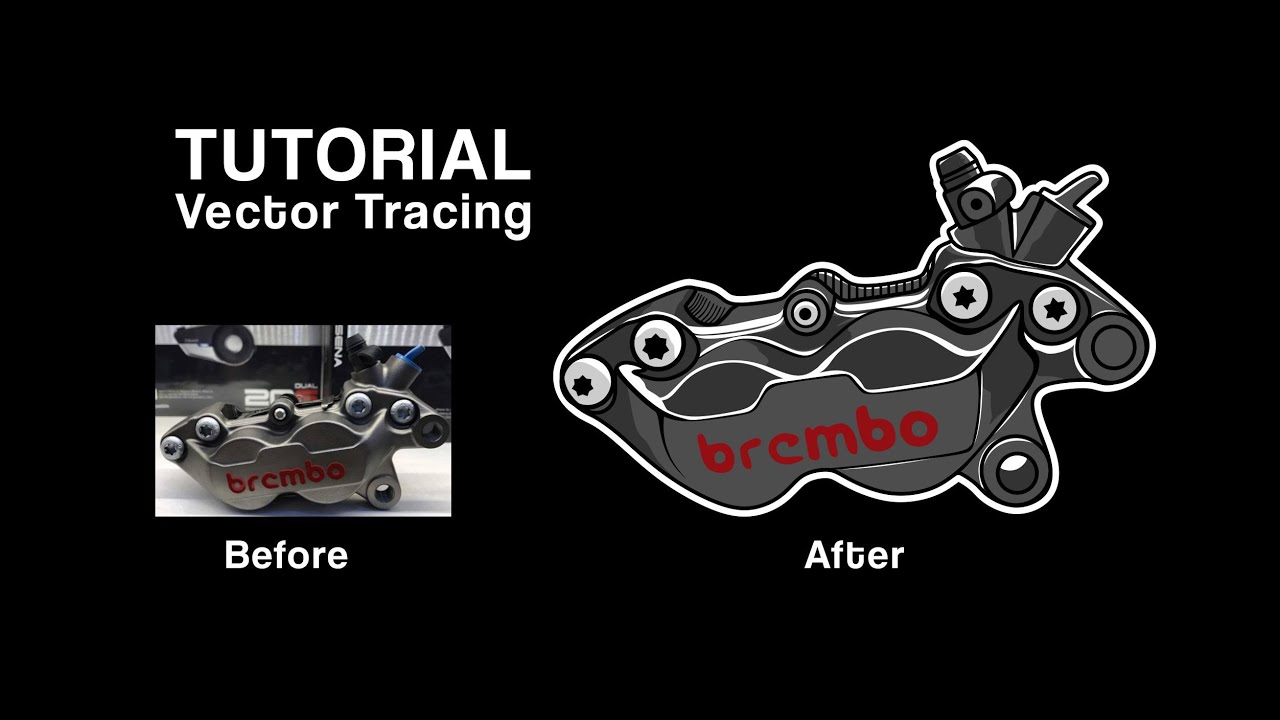 Vector Tracing Spare Part Thailook corelDRAW Tutorial
