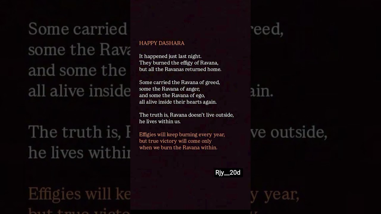 dussera special 💔