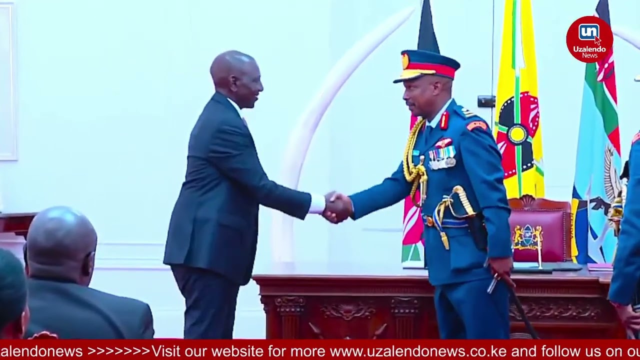 Ruto Welcomes New Director of Military Intelligence Maj. Gen. Abdulkadir Burje