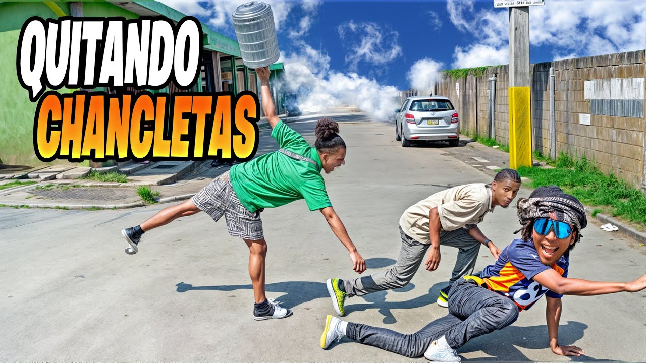 Quitando 50 Chancletas A desconocidos (BROMA)